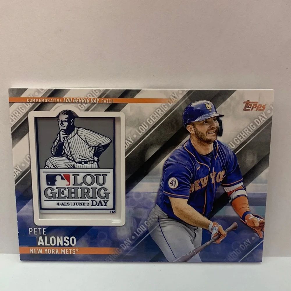 2022 Topps Update Special Even Patches Pete Alonso Mets #SEPPA (MISC9)